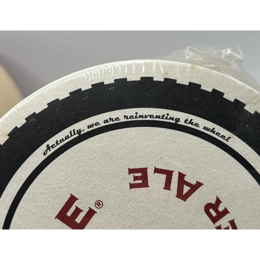 Fat Tire Amber Ale New Belgium Bar Disposable Cardboard Coasters Mancave 100 Pcs